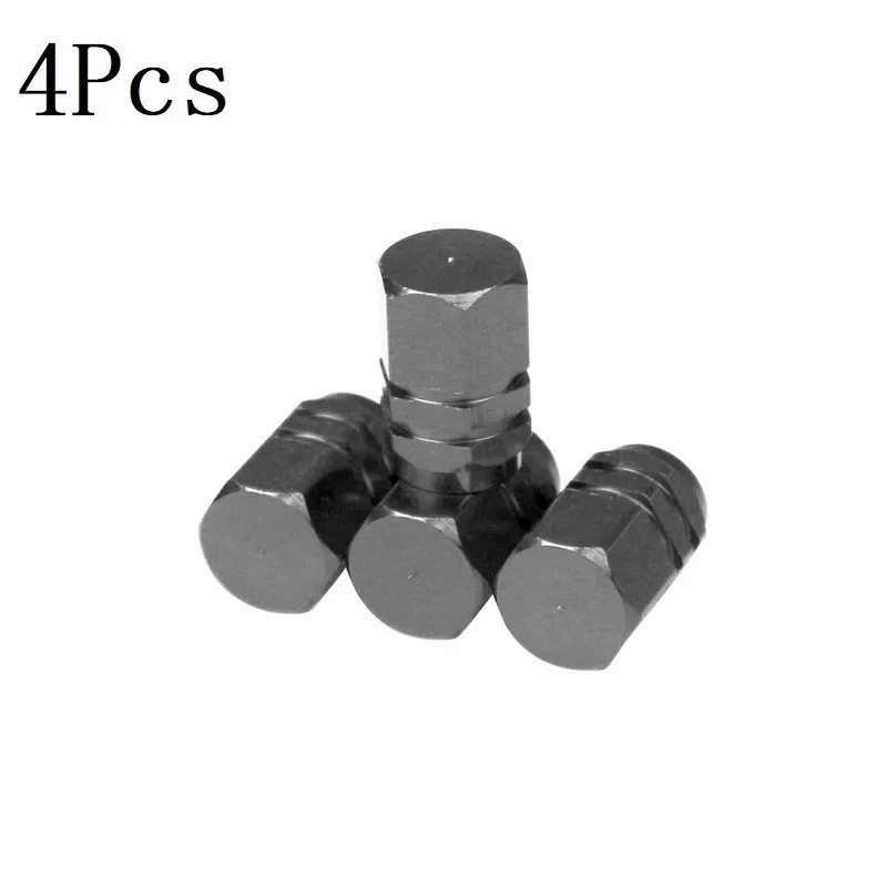 4pcs Aluminum Car Tire Valve Caps Tyre Valve Stem Cover Air Dust Wheel Rim Caps