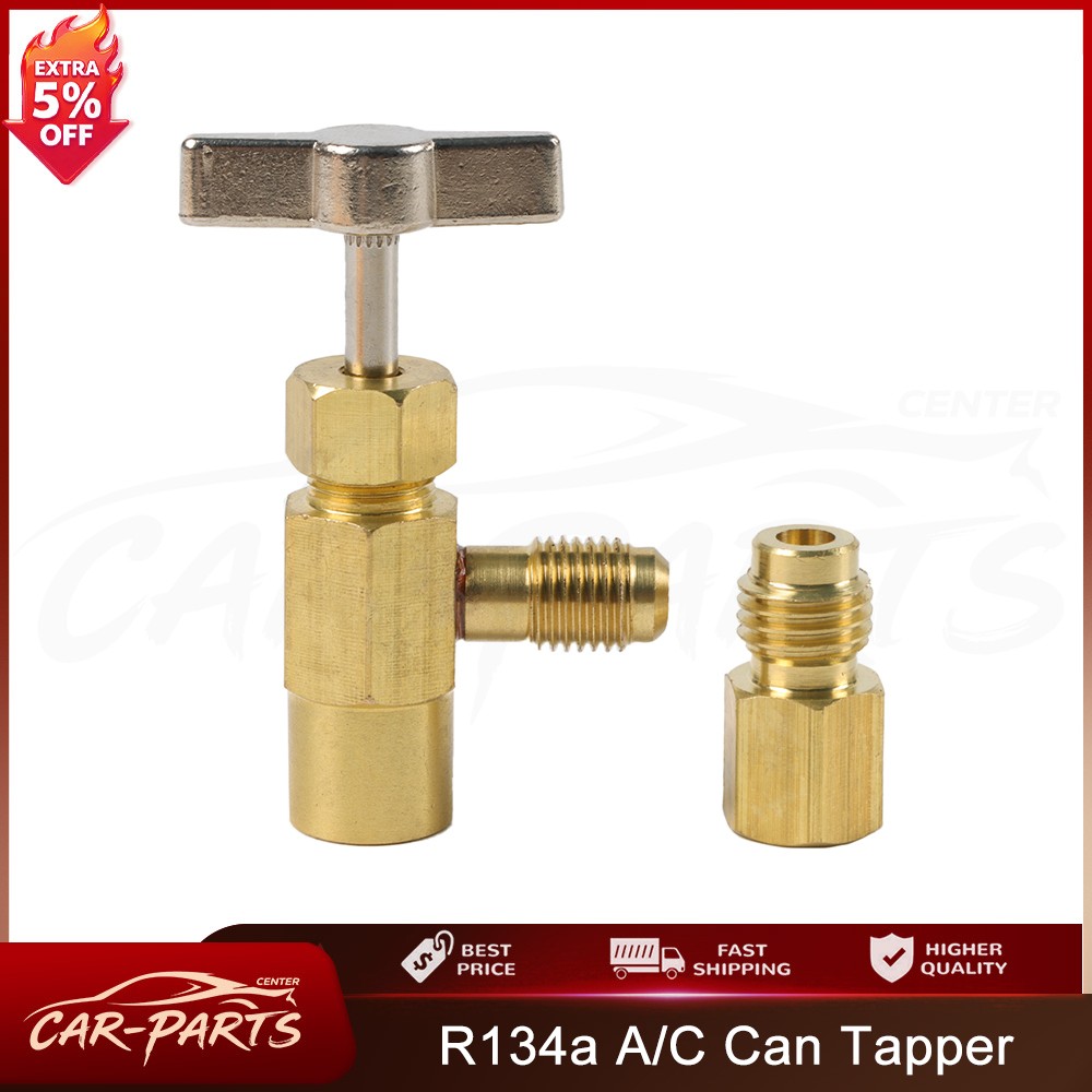 Self-Sealing R134a A/C Can Tap Tapper Adapter Dispensing Valve CA-HD94
