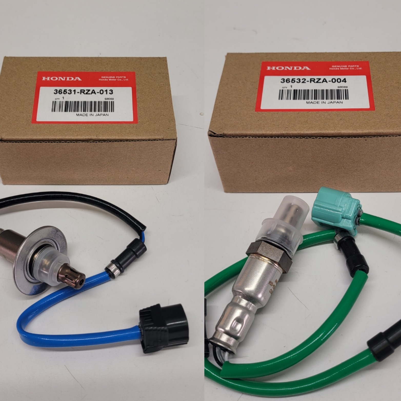 Honda OEM 2Pcs Upstream & Downstream Oxygen O2 Sensor for CRV l4 2.4L 2007-2009