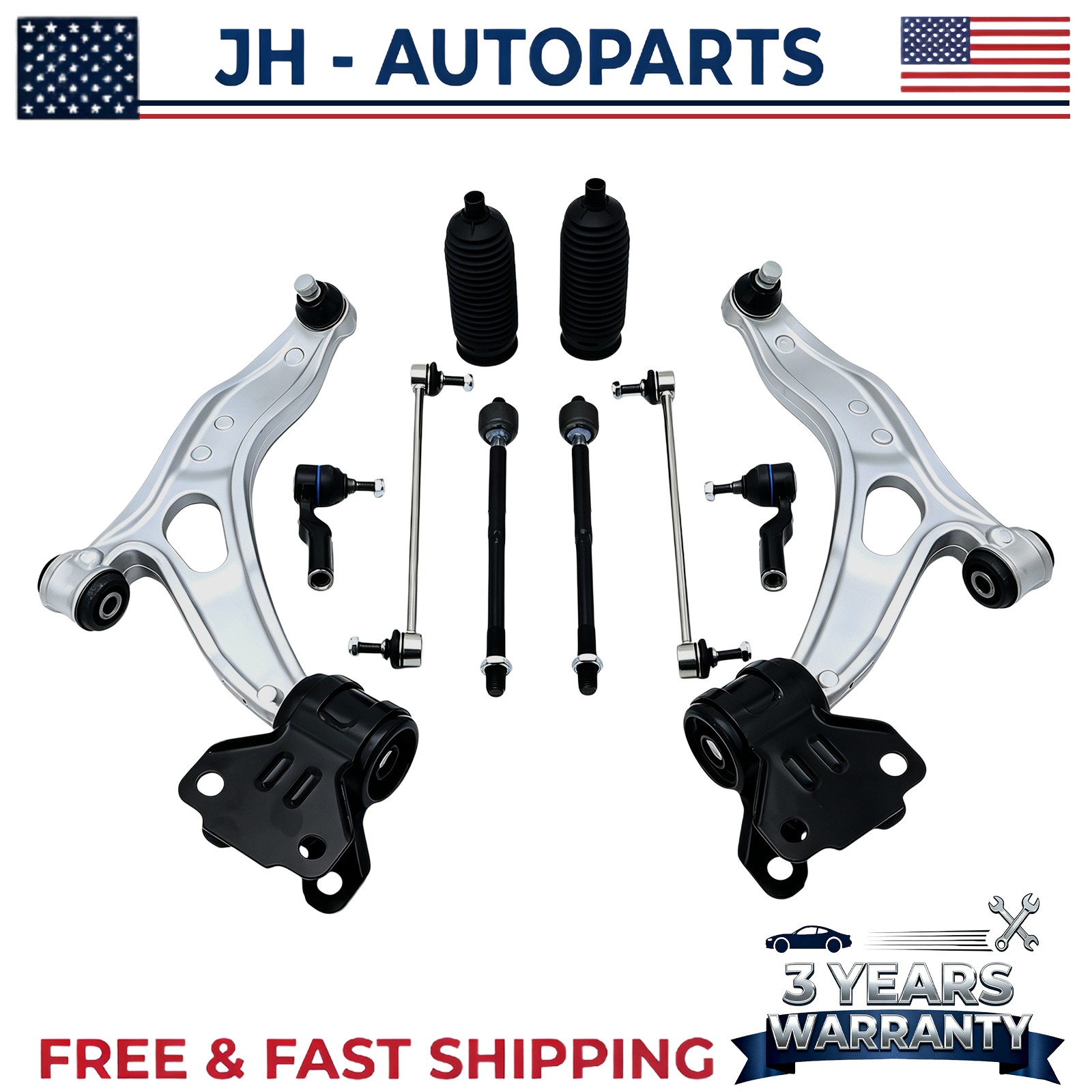 10PCS High quality Front Lower Control Arm Ball Joints for 2013-2018 Ford C-Max