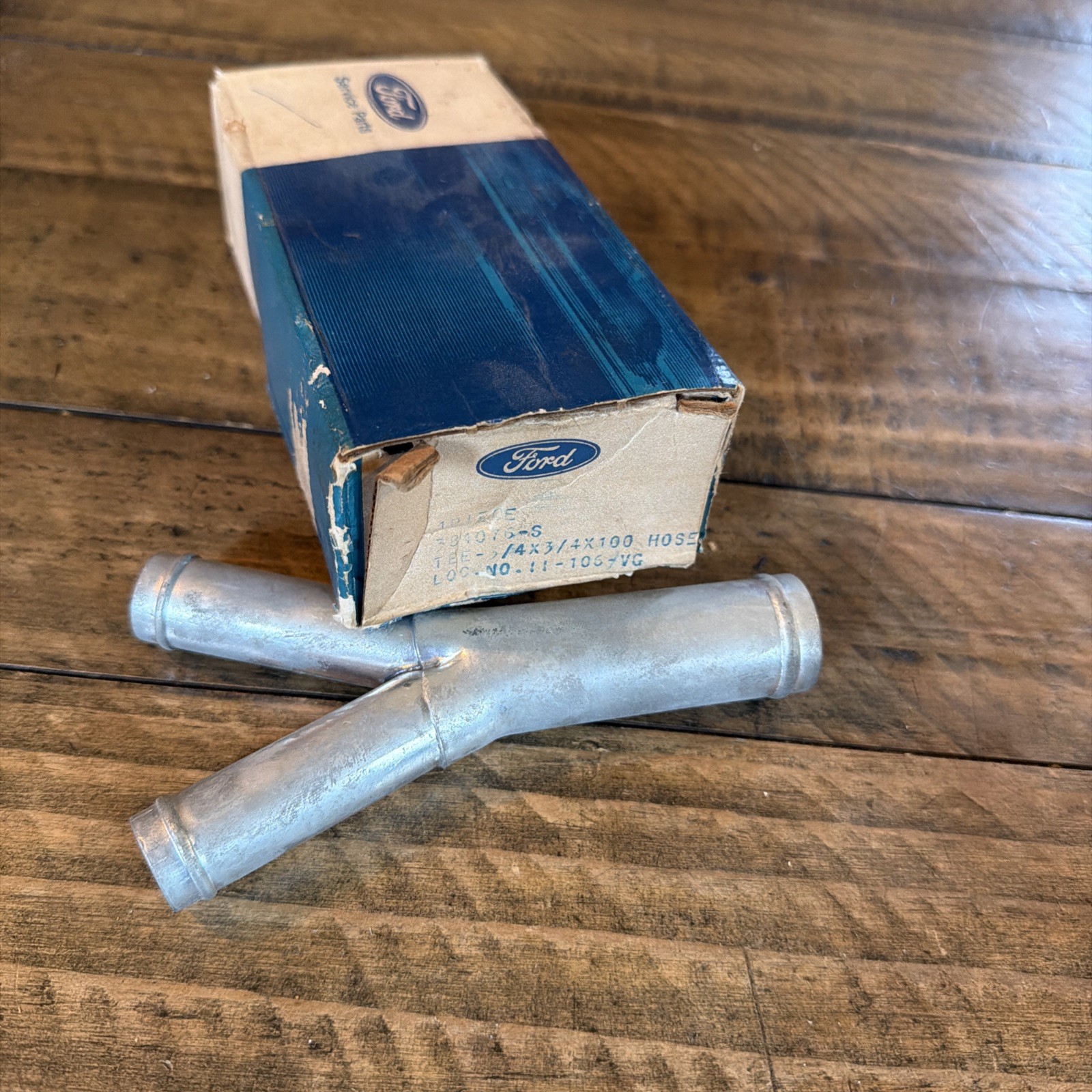 NOS OEM Ford 381076-S Heater Hose Tee 1966-77 Broncos 73-79 F-Series Trucks New NOS OEM Ford 381076-S Heater Hose Tee 1966-77 Broncos 73-79 F-Series Trucks New
