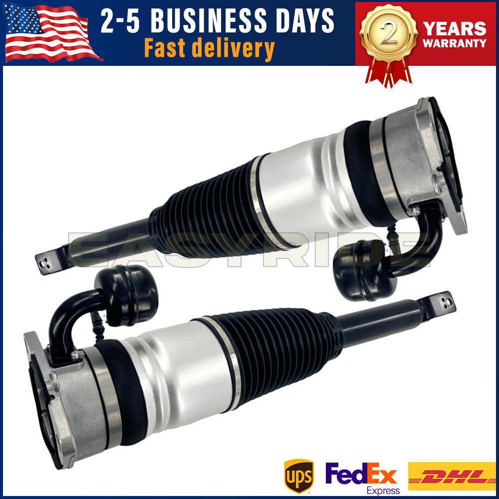 2x Rear Air Suspension Shock Struts For Bentley Continental Flying Spur 2004-18