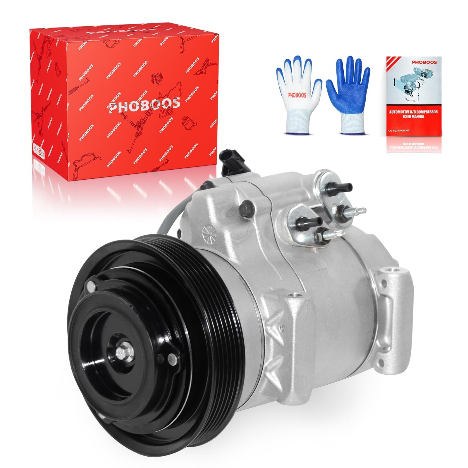 A/C Compressor with Clutch for Honda Pilot, Ridgeline, Acura MDX