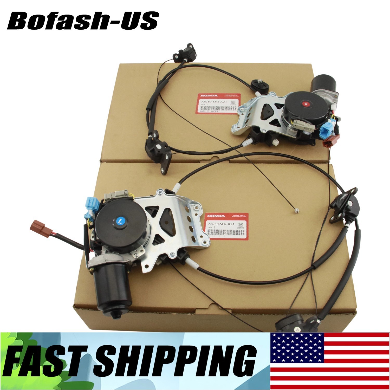 For 2005-2010 Honda Odyssey Power Sliding Door Motor Cables Left & Right Side
