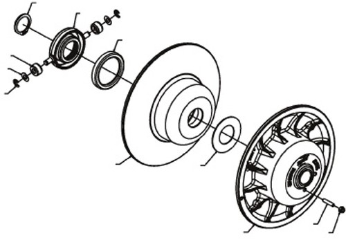 Venom Products Moveable Sheave Bushing Drive Clutch Component 180130