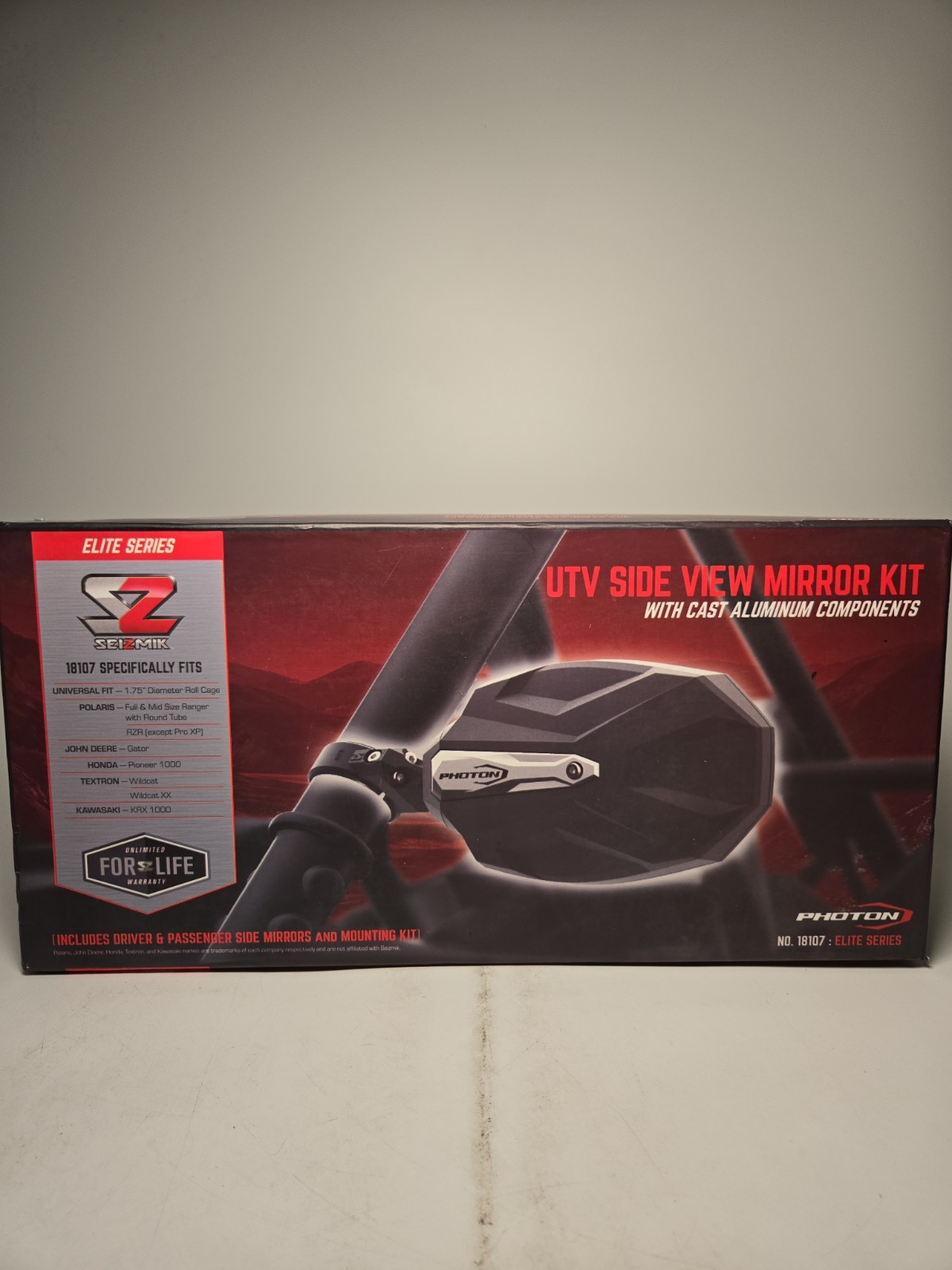 Seizmik 18107 Photon Side Mirror 1.75 Seizmik 18107 Photon Side Mirror 1.75