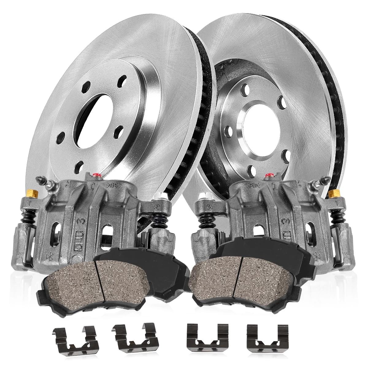 Callahan Rear Drilled Slotted Brake Kit for 06-20 Dodge Charger w/ Calipers