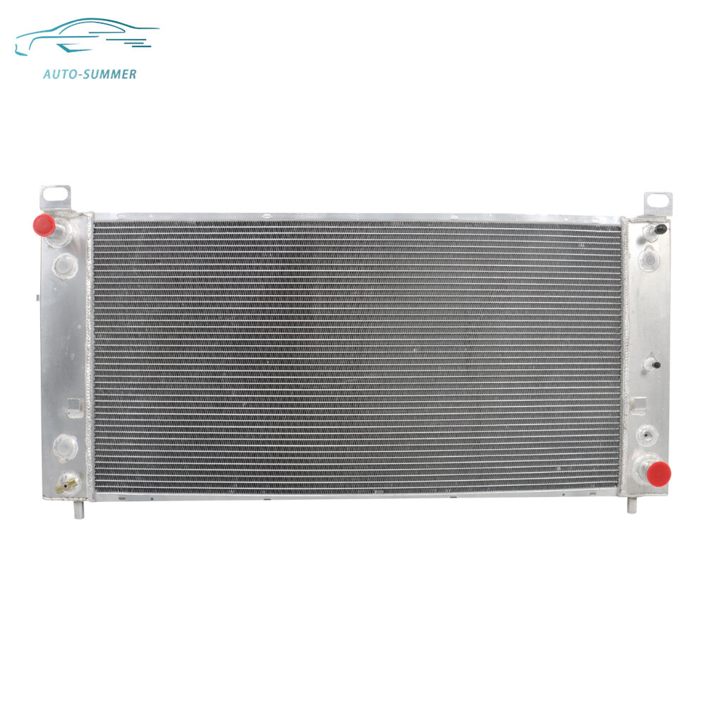 3Row 34'' Radiator For 1999-2014 Chevy Silverado 1500 2500 Suburban 4.8 5.3 6.0L