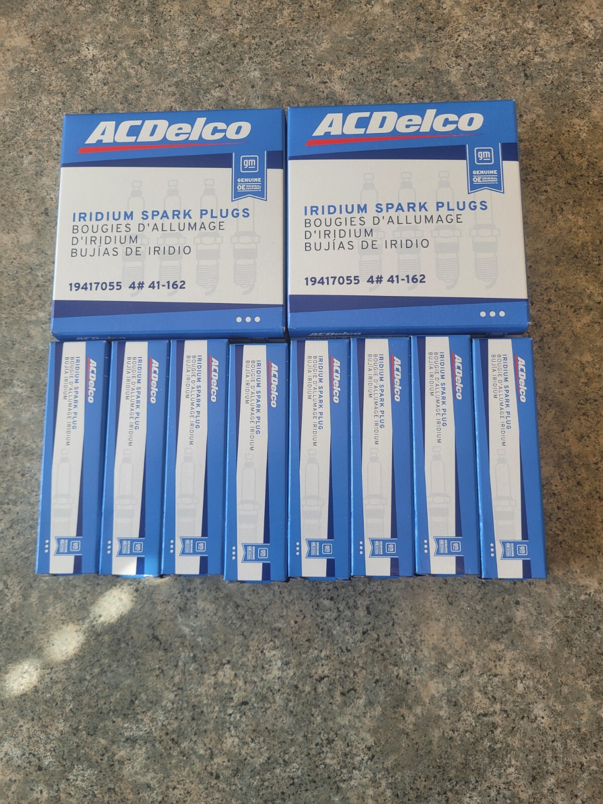 8 New ACDelco 41-162 Iridium Spark Plugs Fast 19417055 8 New ACDelco 41-162 Iridium Spark Plugs Fast 19417055