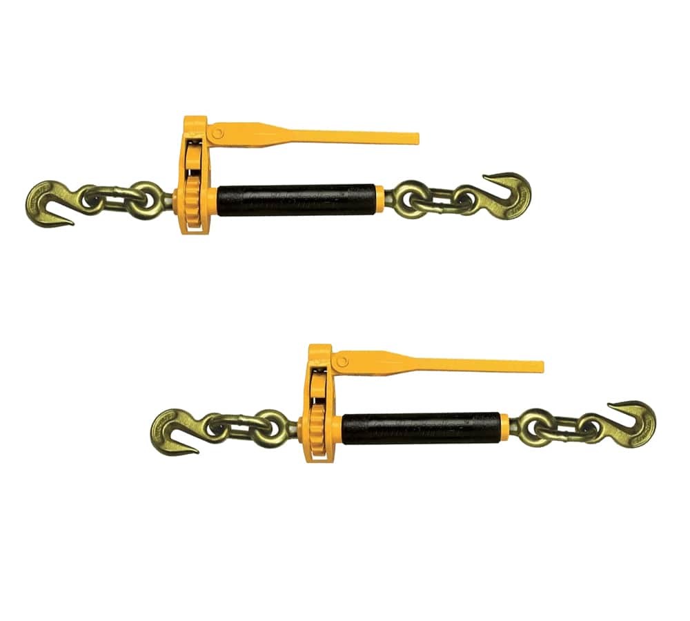 (2 Pack) 5/16-3/8 Peerless QuikBinder Tow Chain Ratchet Binder H5125-0658 Axle