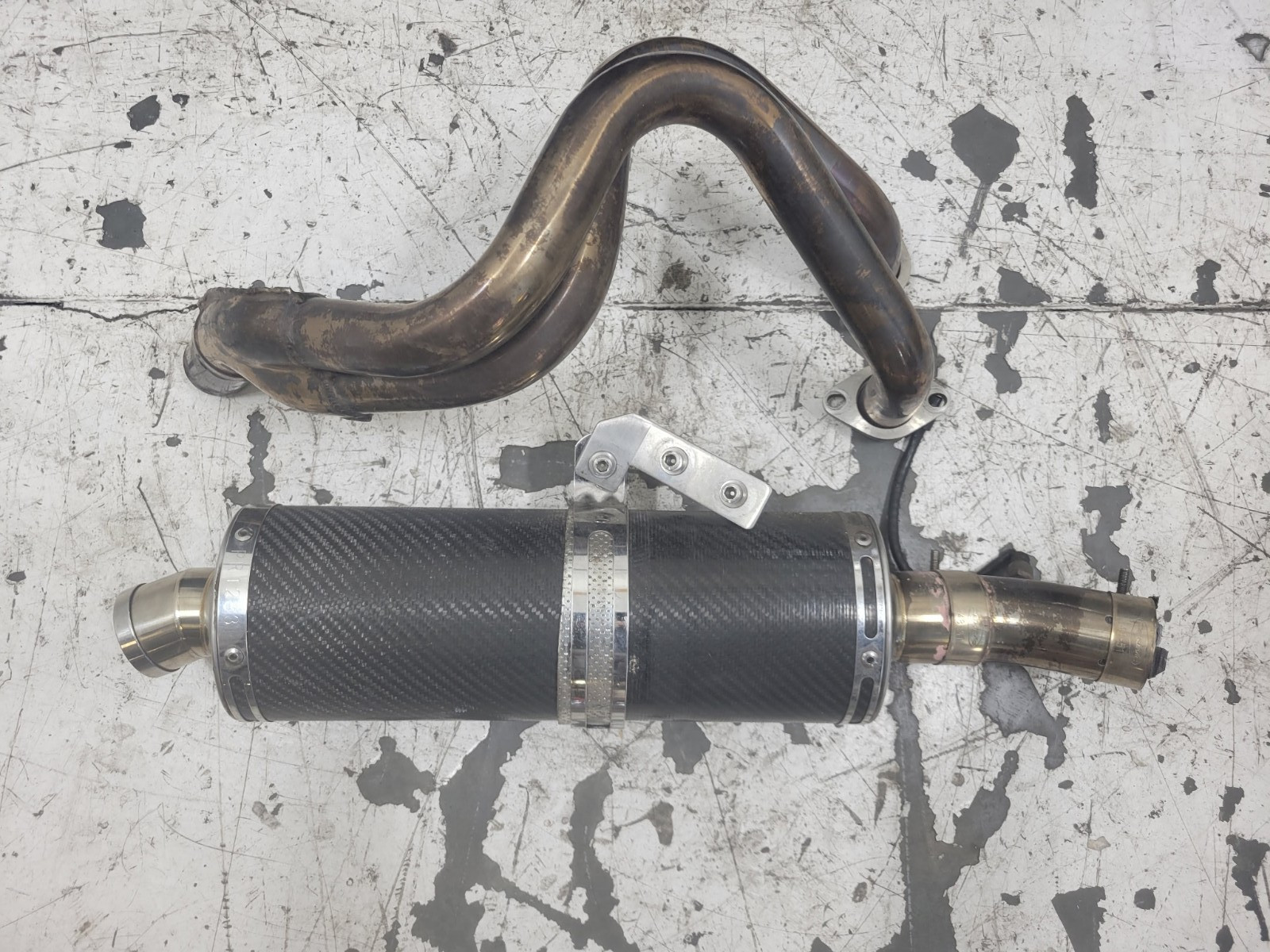 2015-2021 Kawasaki Versys 650 KLE650 Complete Exhaust 2-1 9 2015-2021 Kawasaki Versys 650 KLE650 Complete Exhaust 2-1 9