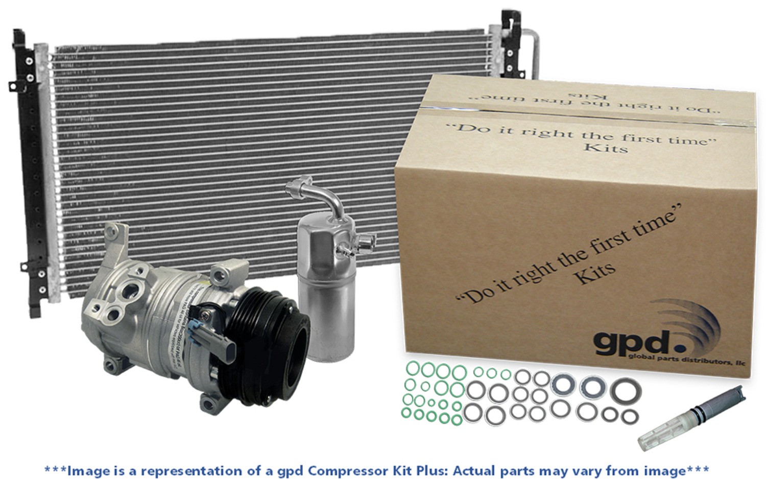 GPD 9611665A A/C Compressor & Condenser Kit fits 92-92 Chevrolet C1500 Suburban