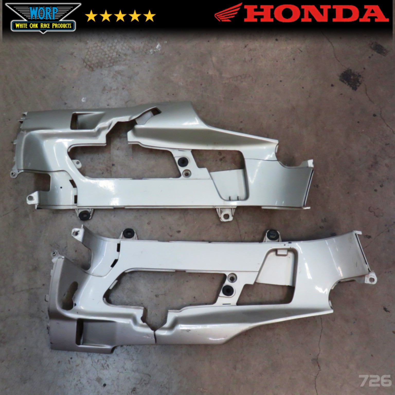 1989 HONDA PC800 PACIFIC COAST LOWER LEFT + RIGHT SIDE COVERS PANELS PLASTICS