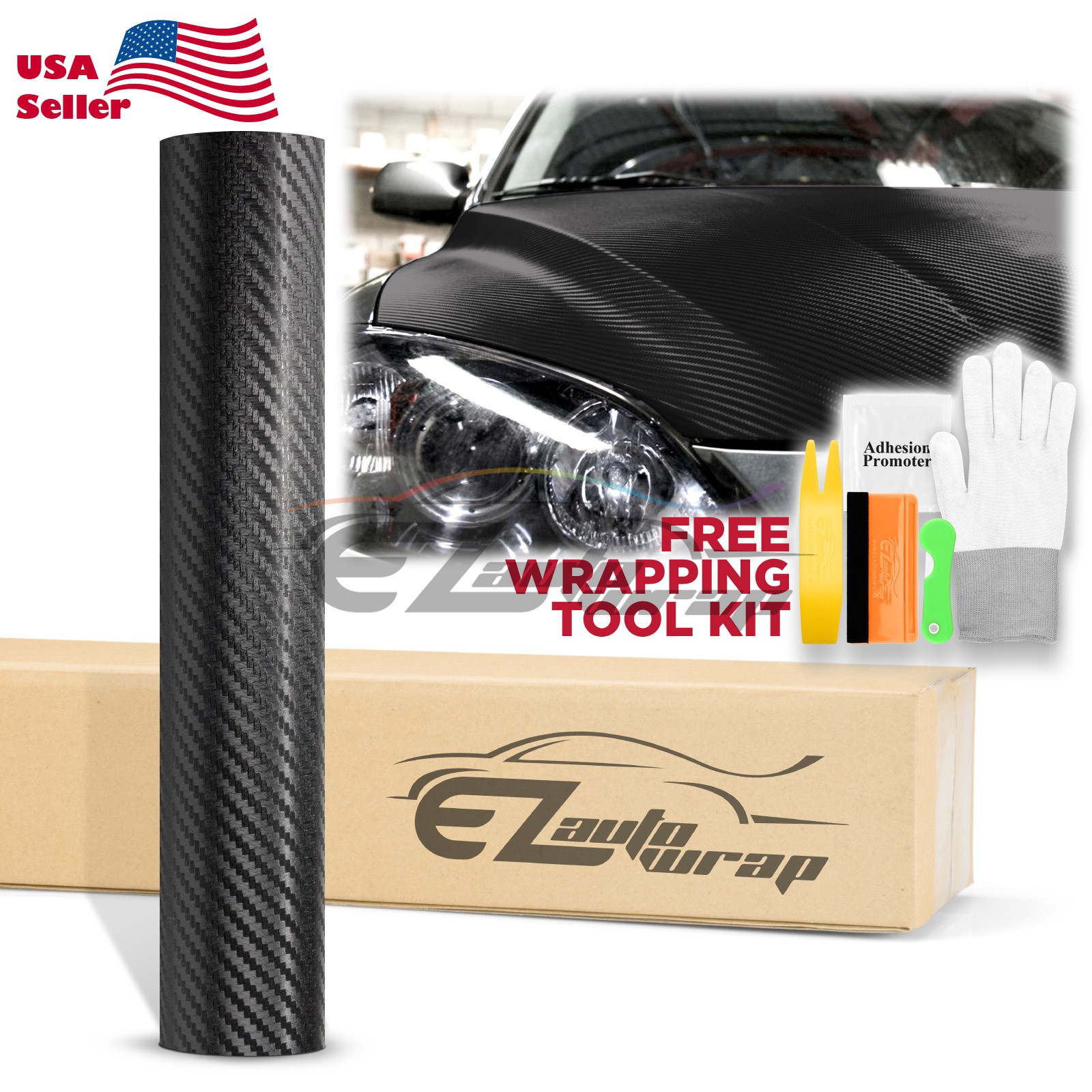 3D Carbon Fiber Black Matte Textured Car Vinyl Wrap Sticker Decal Film Sheet DIY