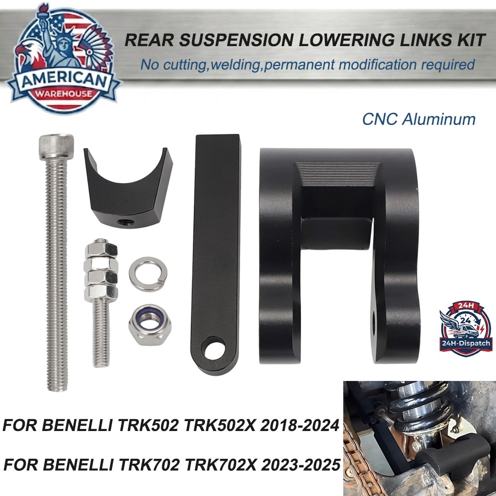 Aluminum Rear Suspension Lowering Links Kit For Benelli TRK502 502X TRK702 702X