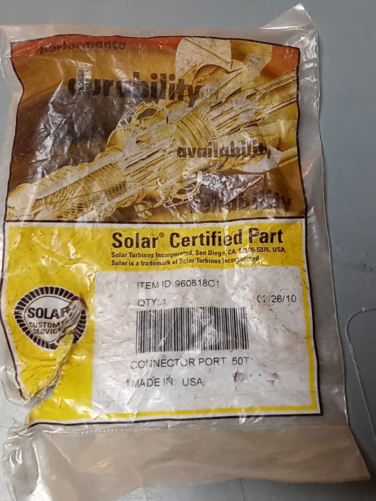 Solar Turbines 960818C1 Stainless Steel 1/2\