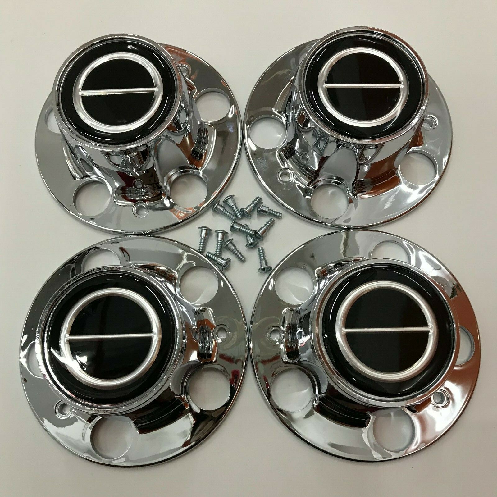 Fit RANGER BRONCO II EXPLORER CHROME CENTER CAP HUB SET OF 4 BLACK CENTER Fit RANGER BRONCO II EXPLORER CHROME CENTER CAP HUB SET OF 4 BLACK CENTER