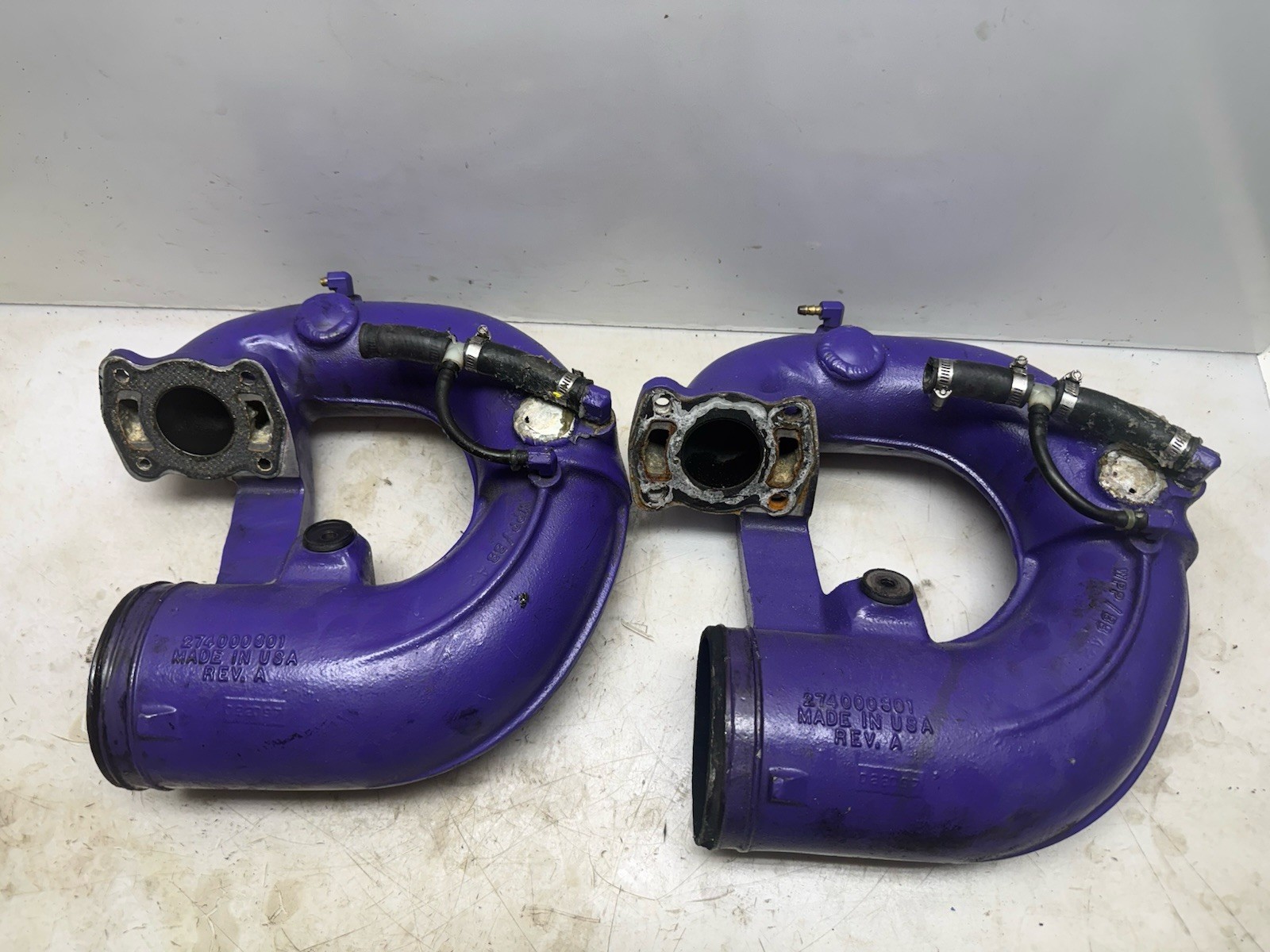 1996-1997 Sea-Doo Sportster 717/720 OEM Exhaust Tuned Pipe Set 274000302