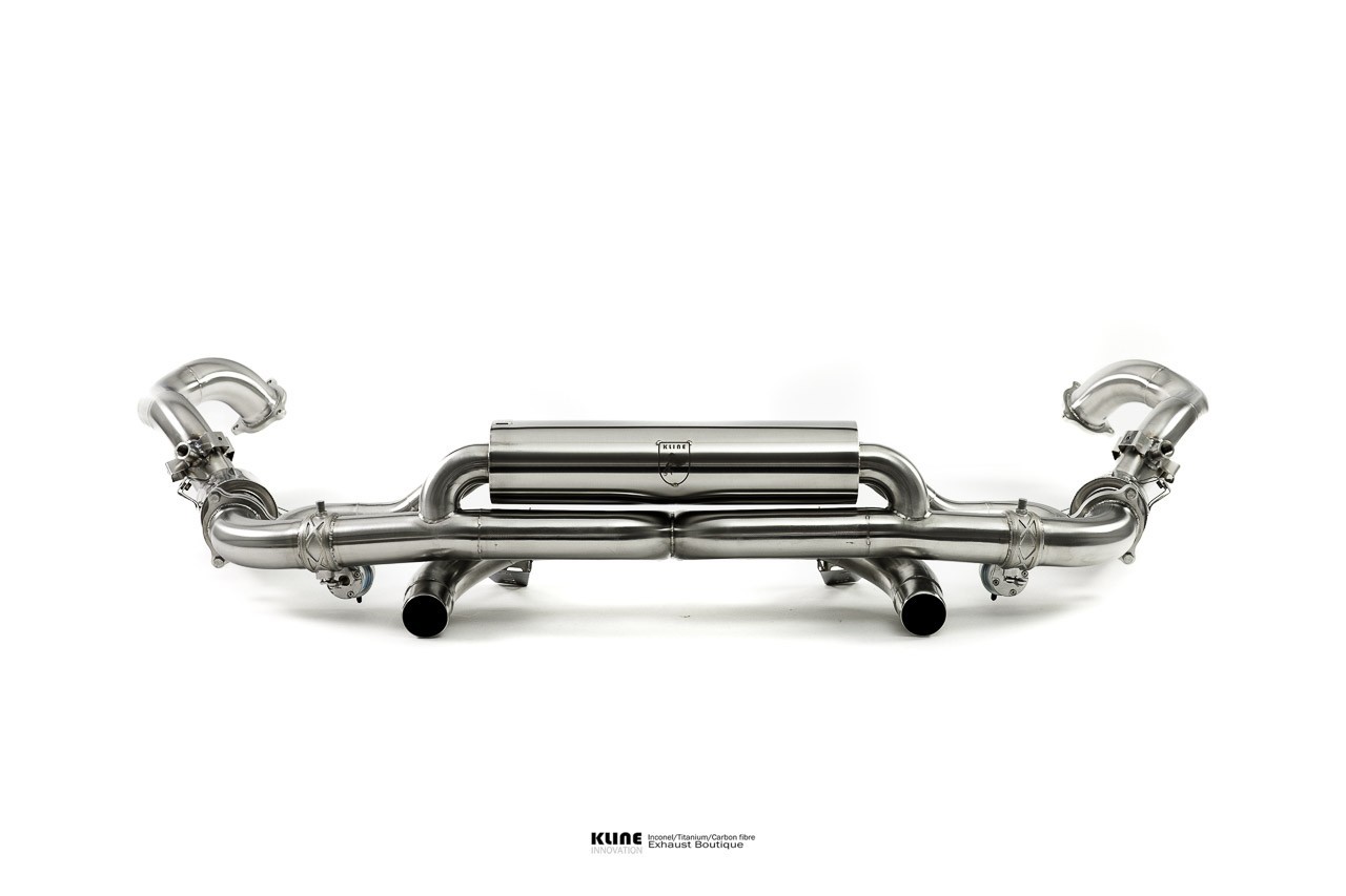 PORSCHE 718 GT4 RS/Spyder RS Kline Innovation Muffler + Over Axle Pipe + Tips