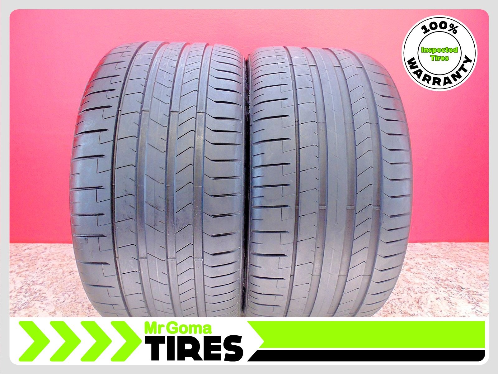 2 Pirelli P Zero PZ4 M0-S PNCS XL 285/30R21 Used Tires 7.6/32 Tread 100Y 2853021