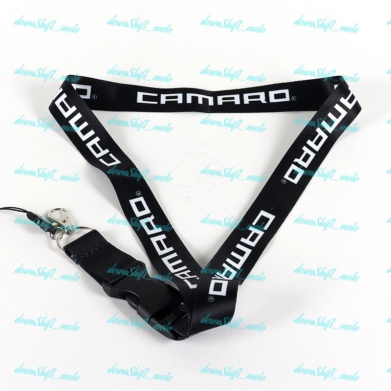 New For Chevrolet Camaro Black RS SS Z28 Lanyard Neck Keychain Quick Release