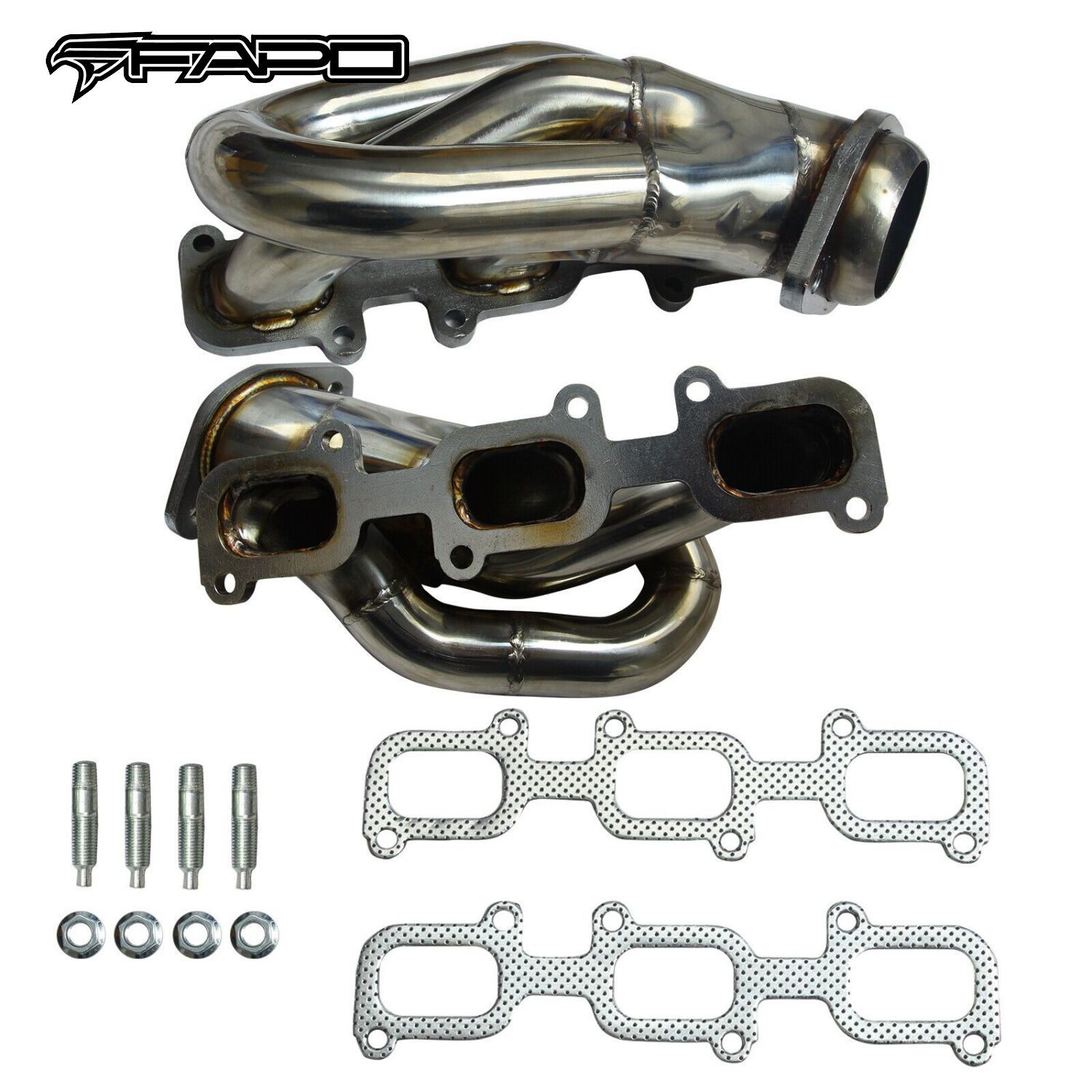FAPO Shorty Headers for 11-15 Ford Mustang 3.7L 227 V6 Base ST Coupe Convertible FAPO Shorty Headers for 11-15 Ford Mustang 3.7L 227 V6 Base ST Coupe Convertible