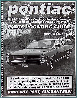 Find Pontiac Parts with this book 1955 1956 1957 1958 1959 1960 1961 1962 1963