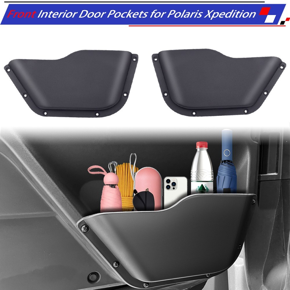 2pcs Front LH&RH Interior Door Pockets Fit for Polaris XPEDITION ADV/XP 2024+