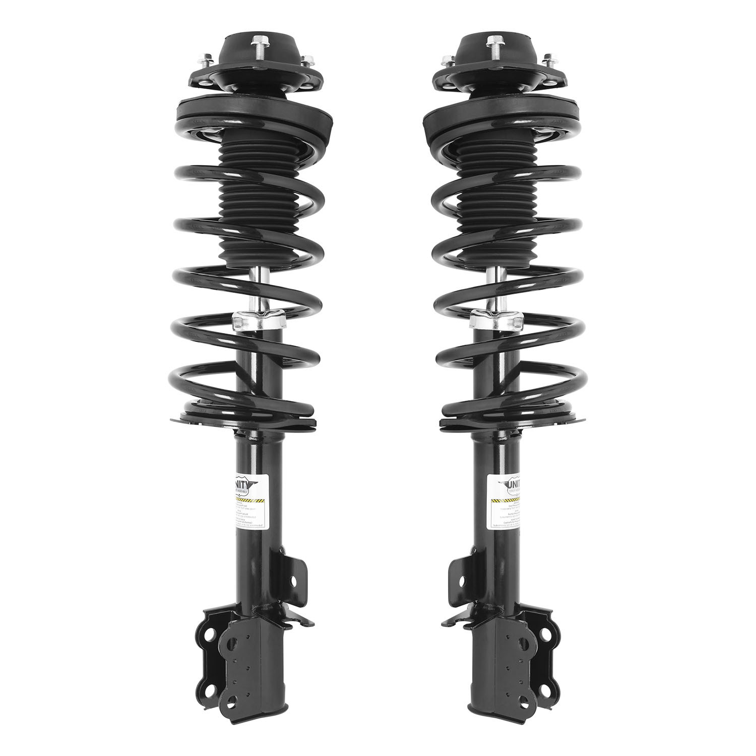 Unity Rear Loaded Strut Coil Spring Assembly Pair Fits 2004-2008 Suzuki Forenza