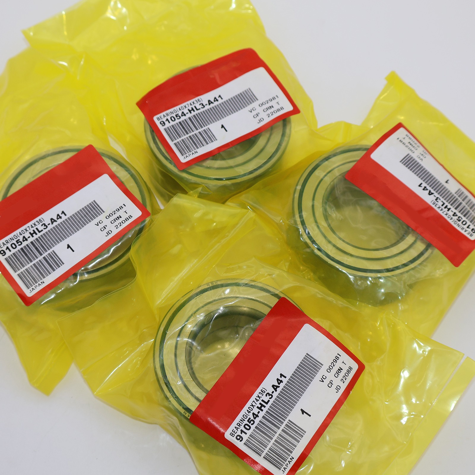 New 4PCS Fits For Honda Talon Pioneer Wheel Bearing 91054-HL3-A41 US
