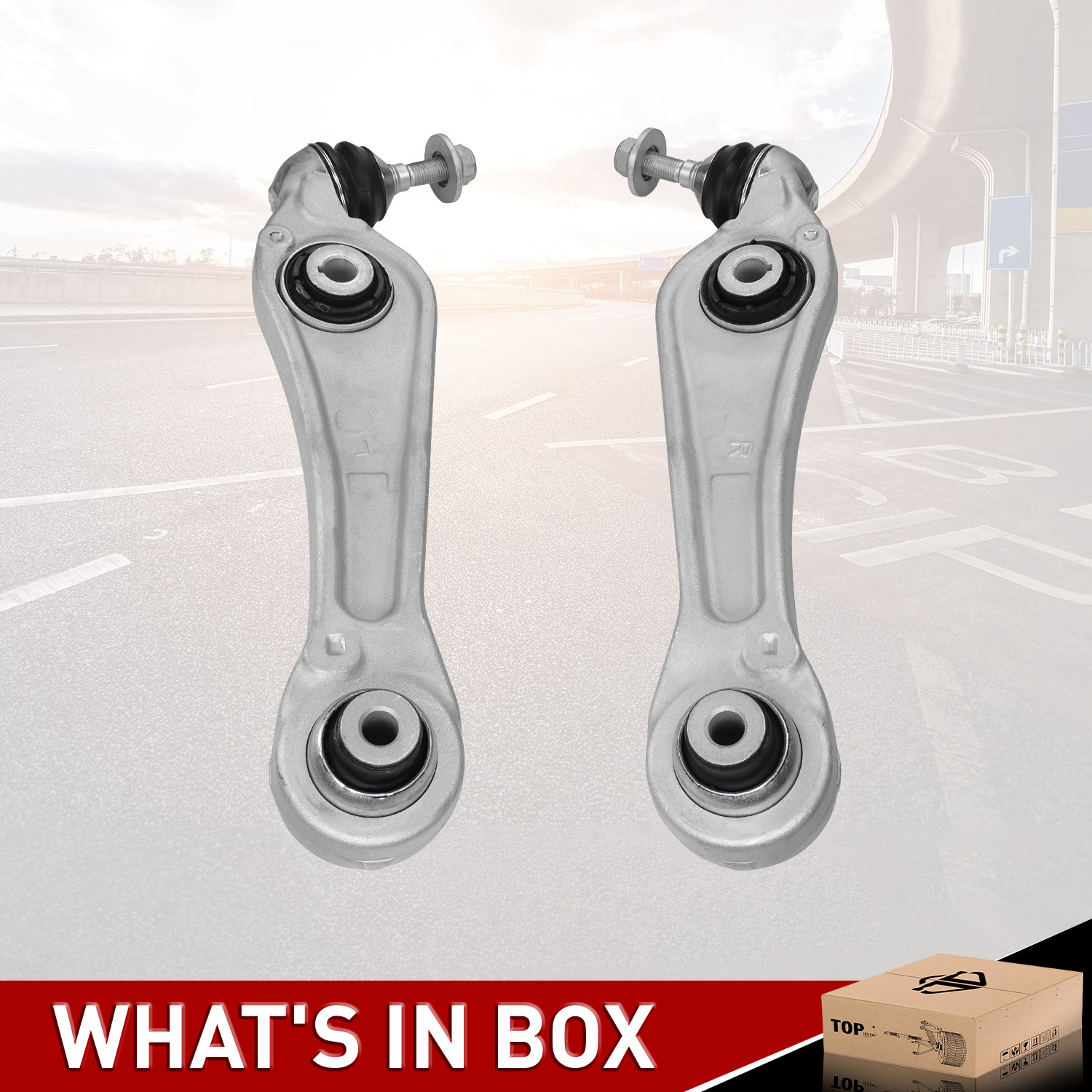 2pc Front Lower Control Arms w/ Ball Joint Links Assy for Jeep Grand Cherokee