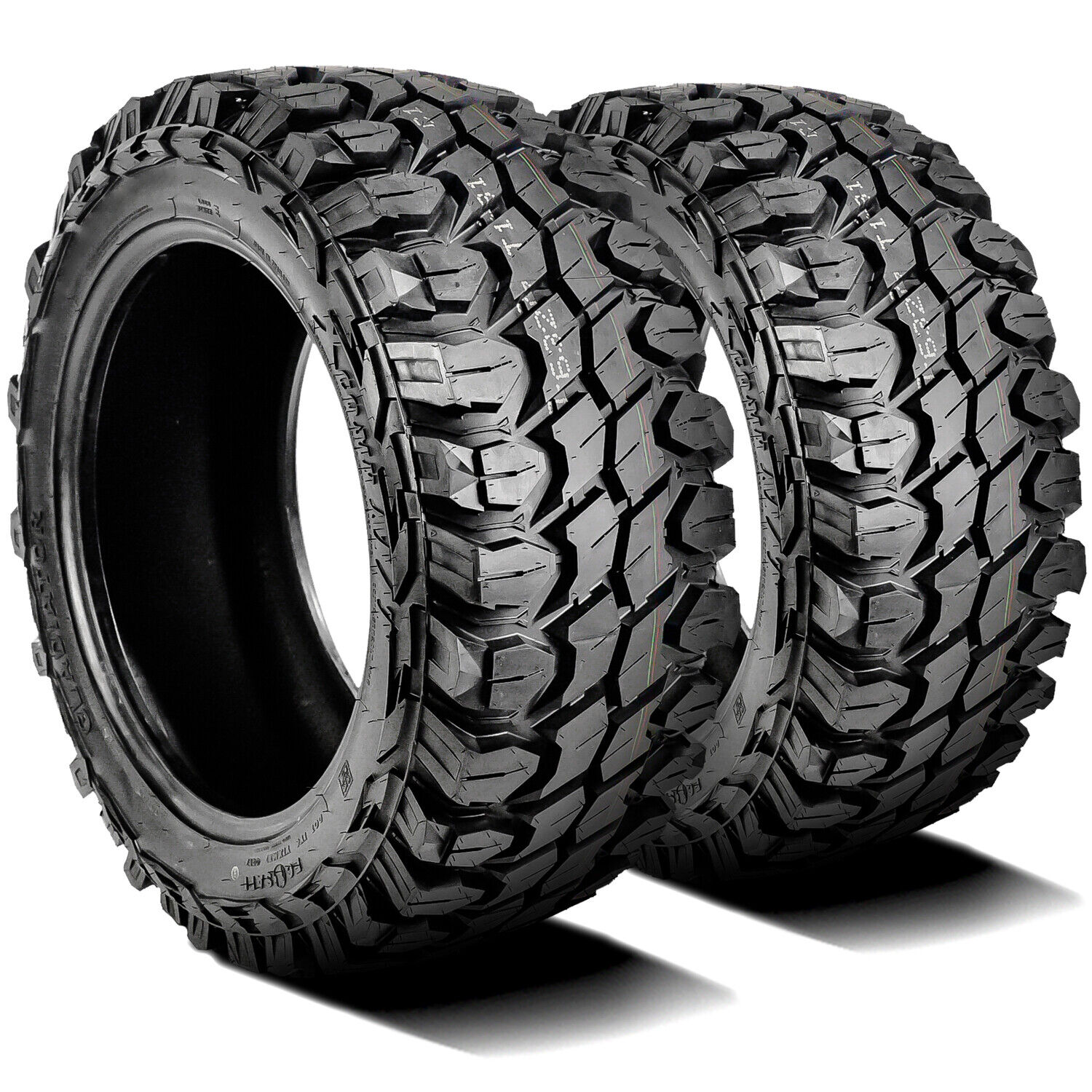 2 Tires Gladiator X-Comp M/T LT 37X13.50R26 Load E 10 Ply MT Mud