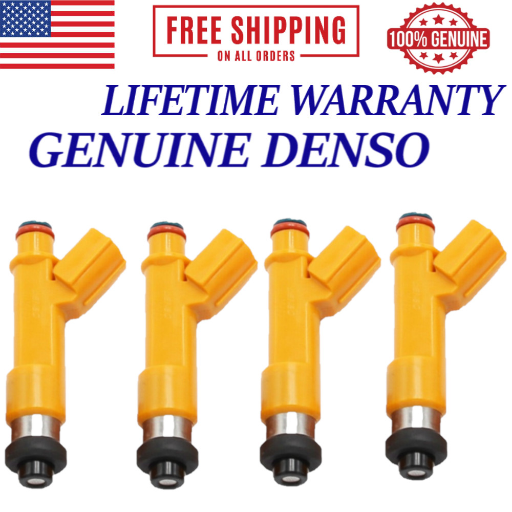NEW OEM DENSO X4 Fuel Injectors For 2002- 2004 Toyota Camry 2.4L  #23250-0H050
