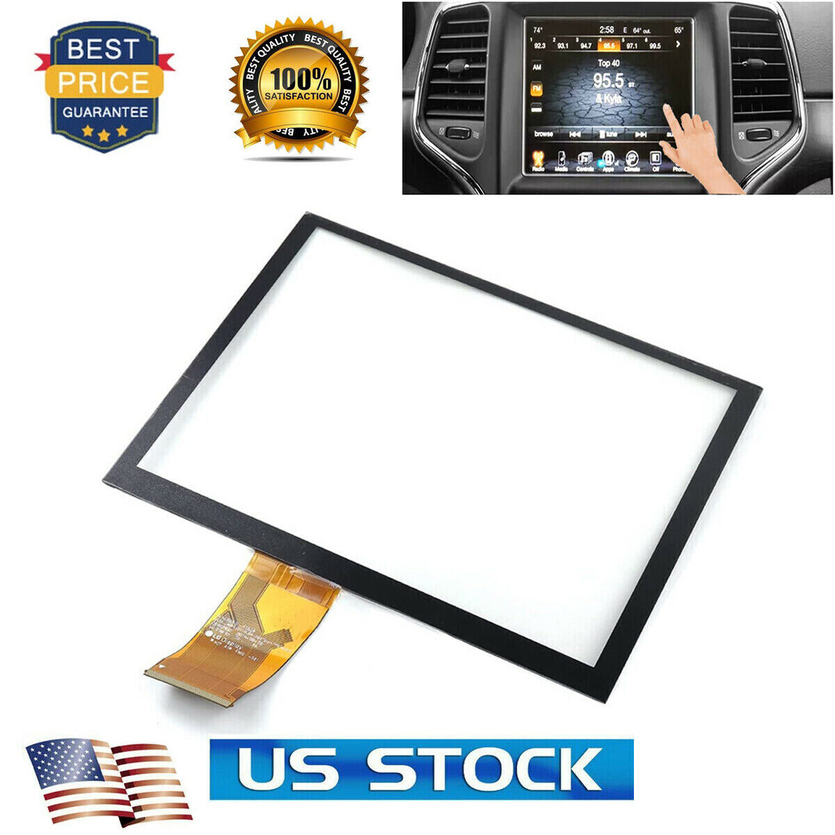 Navigation Touch Screen Glass Digitizer Replacement for 8.4\