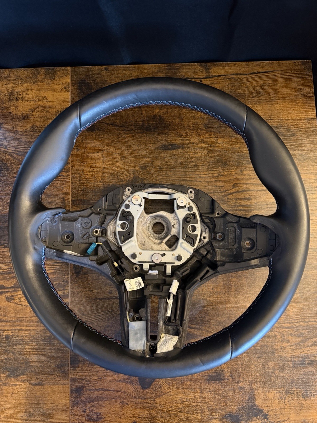 BMW M5 F90 Black Leather Heated Steering Wheel Assembly 2018 - 2023 OEM