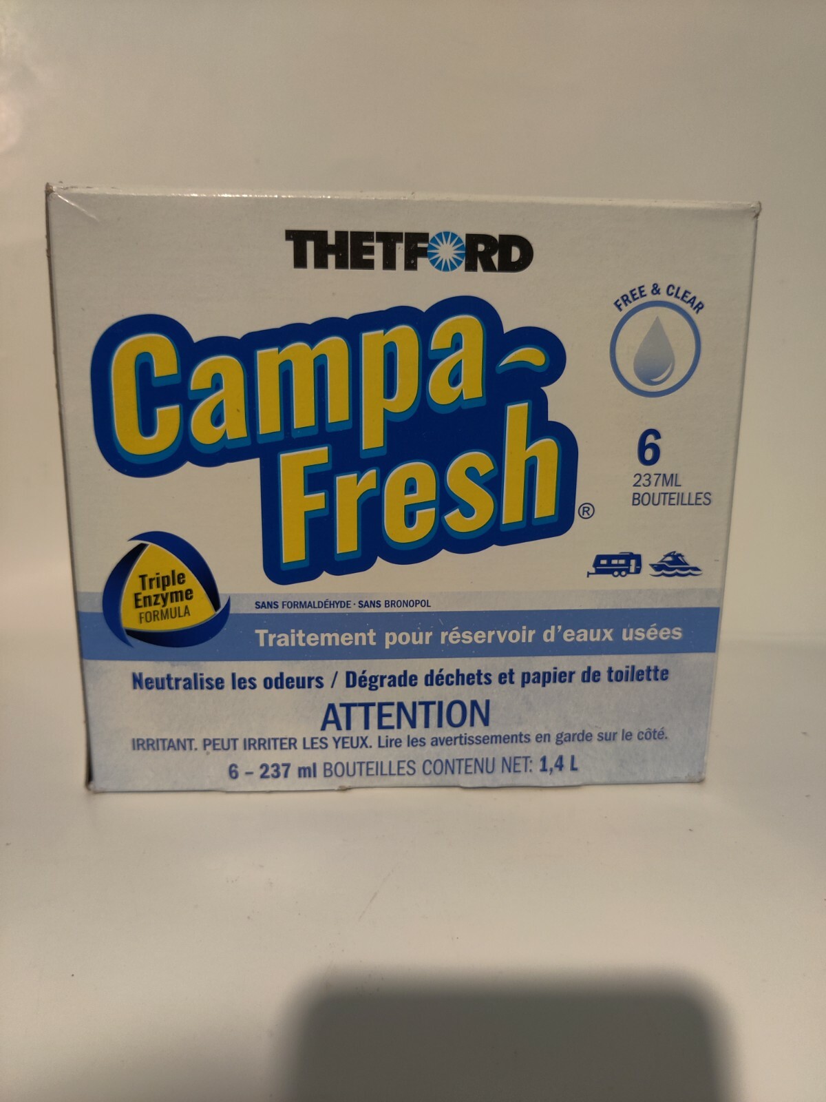Campa-Fresh Original Tank Treatment 6 Pack NEW IN BOX Thetford Campa-Fresh Original Tank Treatment 6 Pack NEW IN BOX Thetford