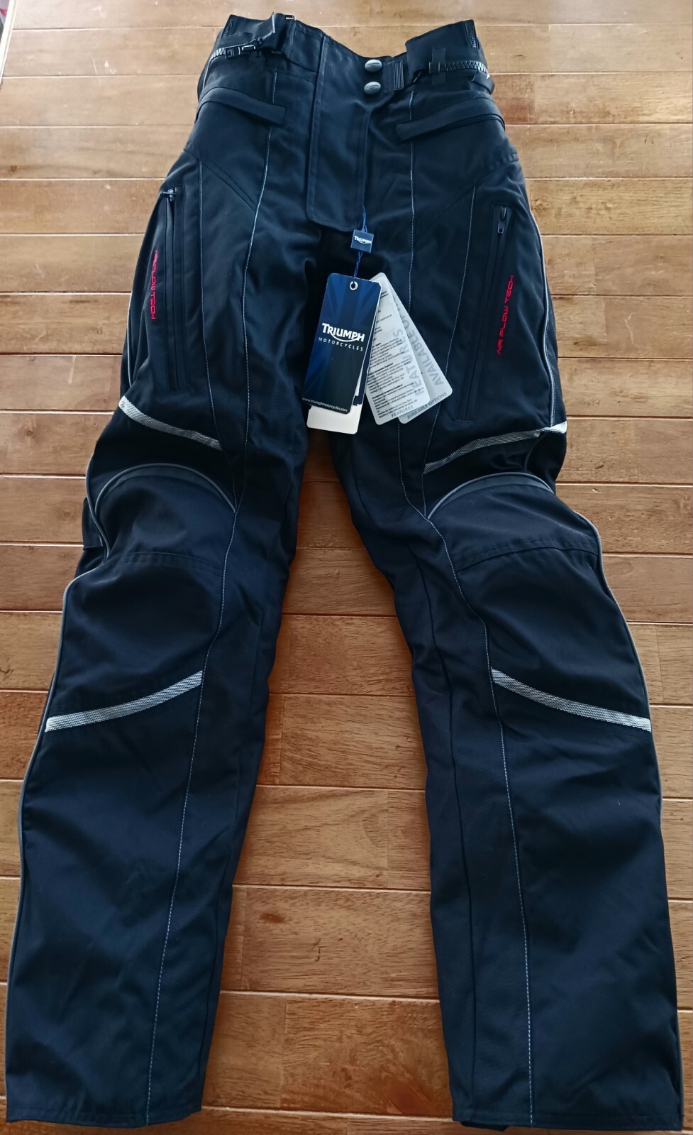 Triumph Sympatex Explorer MLTS12035-S Black Silver & Liner Knee Protection Small