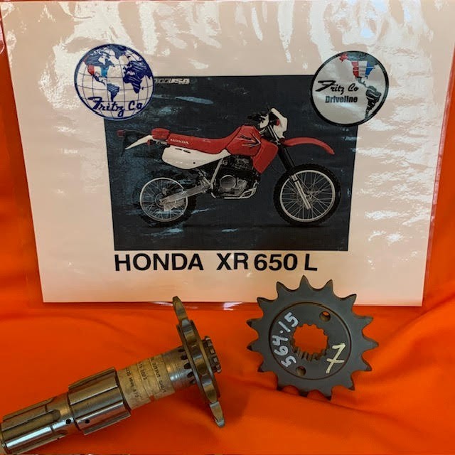 Honda XR650L  FRITZCO 15T DOUBLE LIFE MAX CONTACT  FRONT SPROCKET