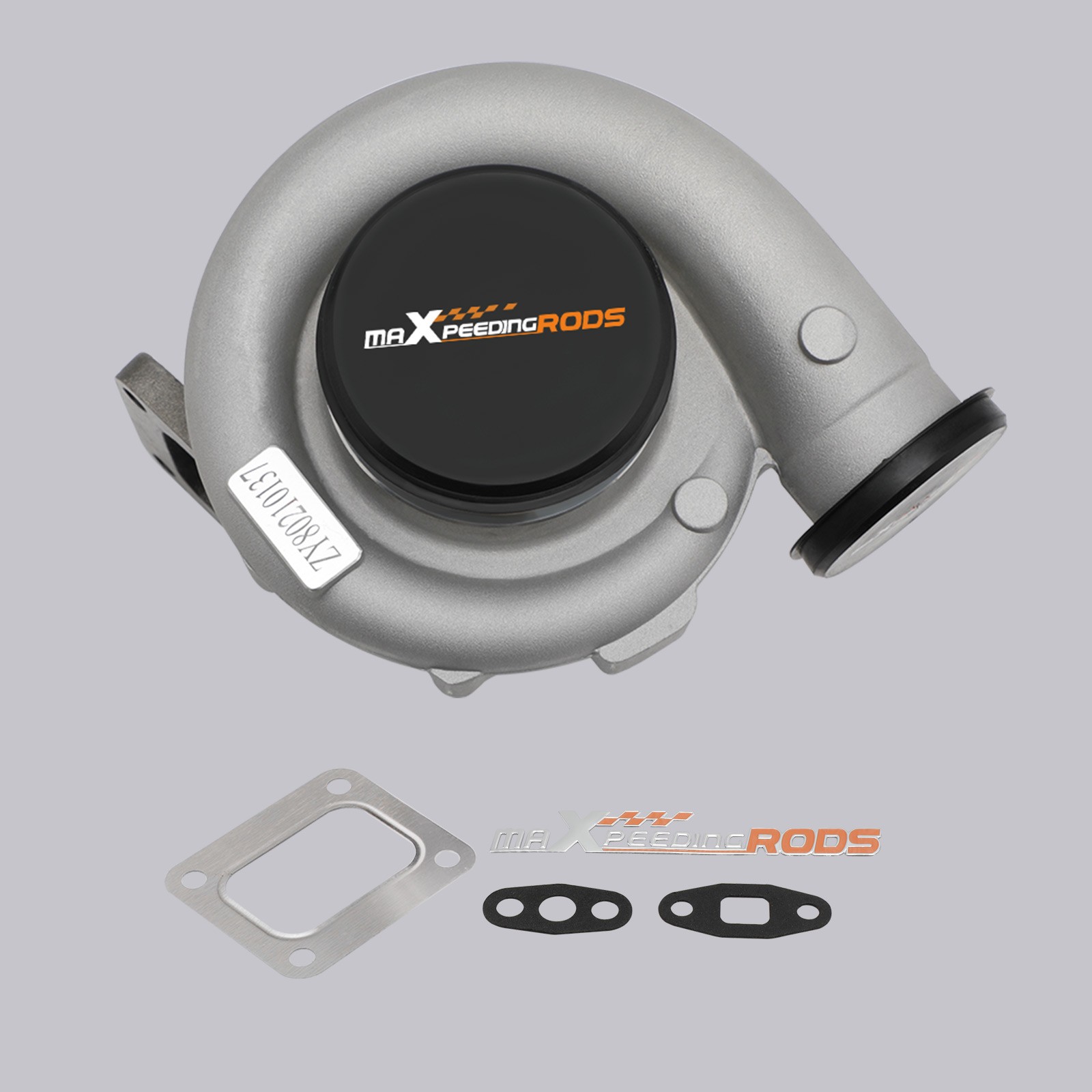 Aftermarket T76 Turbocharger Comp A/R .80 Rear T4 .96 A/R Oil Cooled 500HP+