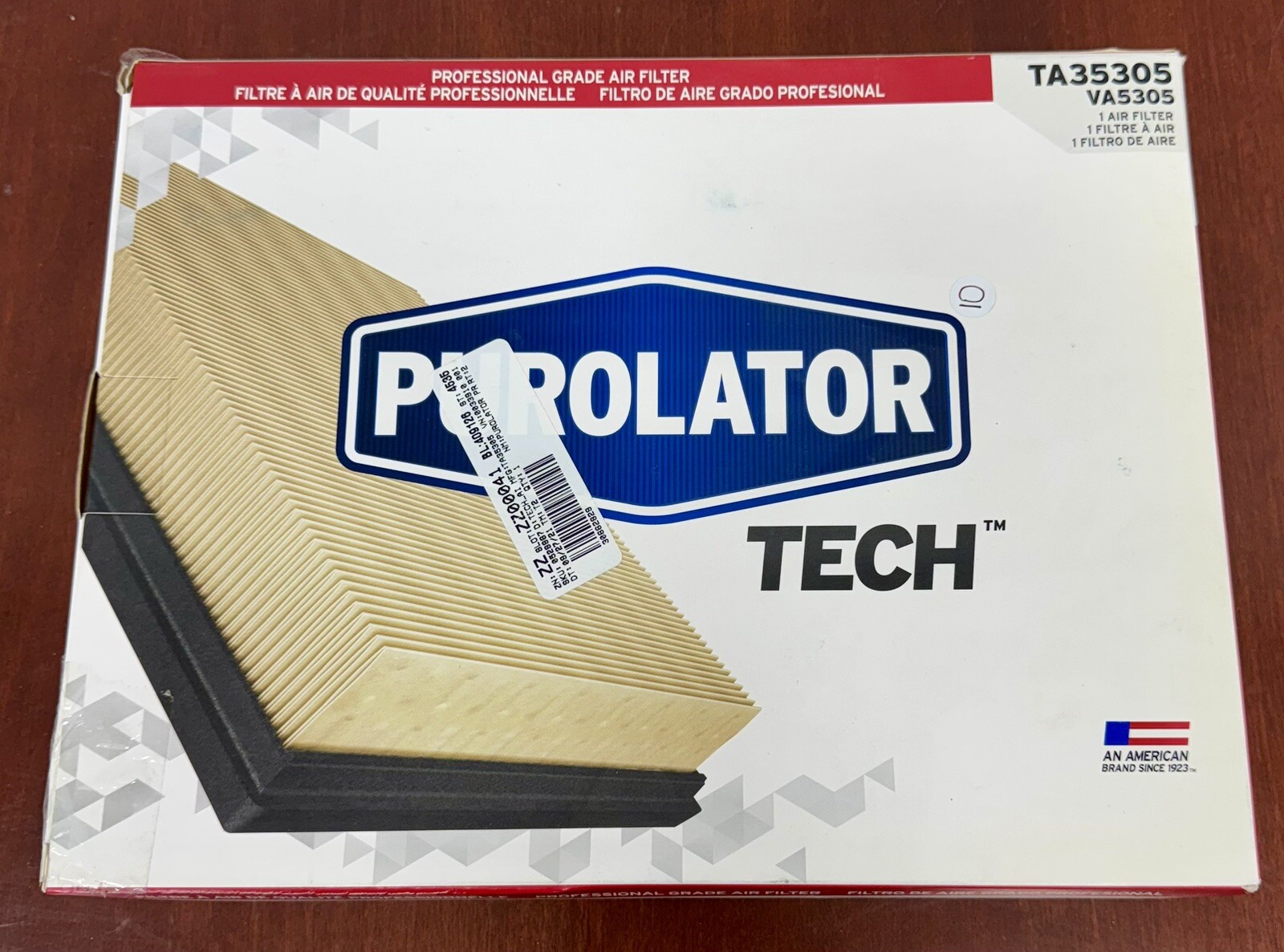Purolator Tech Professional Grade Air Filter Auto Replacement TA35305 VA5305 Purolator Tech Professional Grade Air Filter Auto Replacement TA35305 VA5305