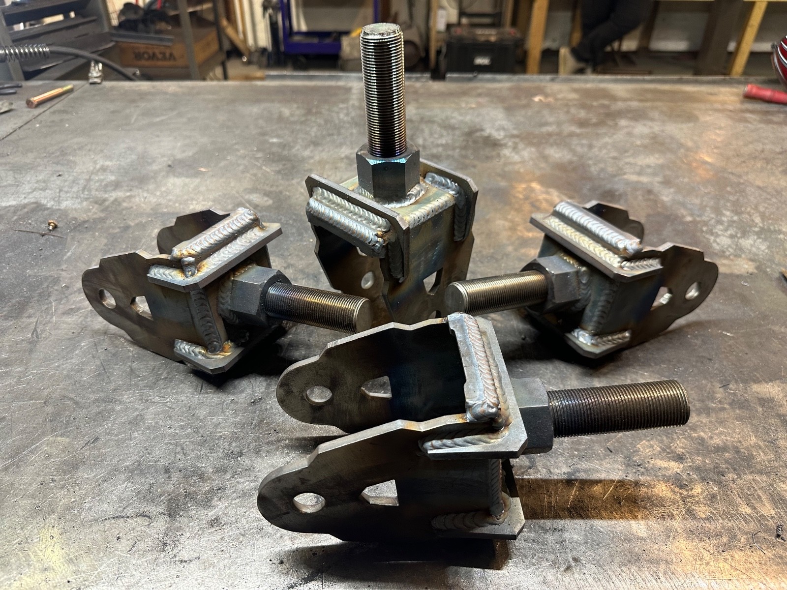1 1/4 - 12 Threaded Clevis Mounts Dana 60 Front Axle (quantity 4)