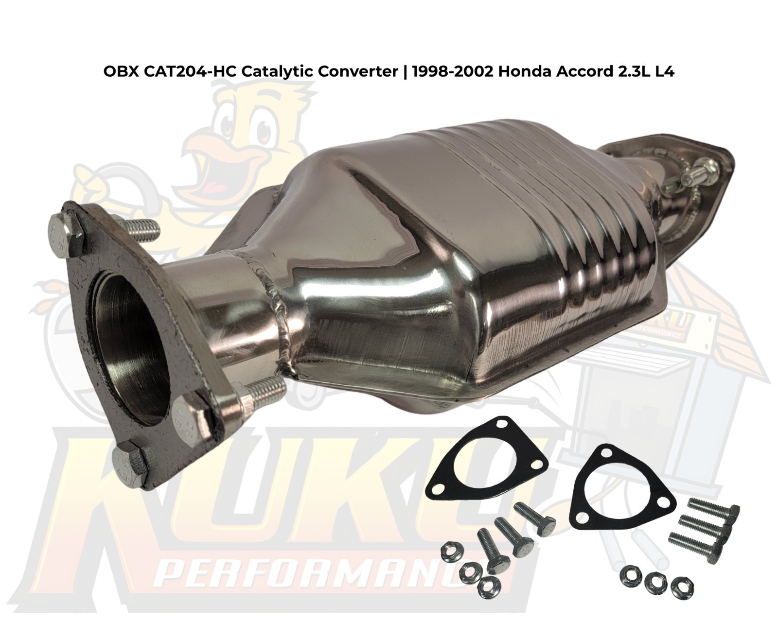 OBX Catalytic Converter | 1998-2002 Honda Accord 2.3L 4-Cyl | CAT204-HC