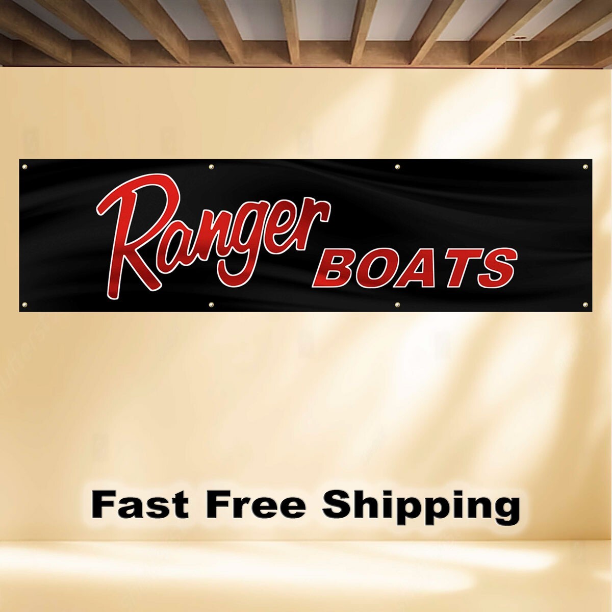 RANGER BOATS 2\'X8\' BANNER FLAG RANGER BOATS 2\'X8\' BANNER FLAG