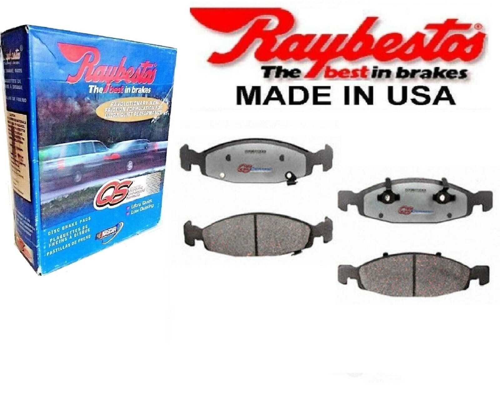 Disc Brake Pad Set-Quiet Stop Premium Ceramic Front RAYBESTOS PGD790QS