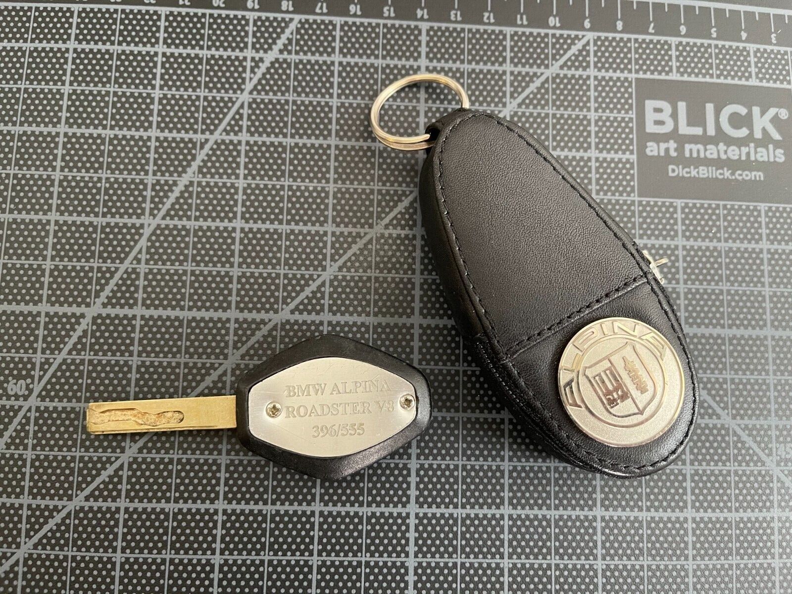 BMW Z8 ALPINA OEM Key and Leather Key Pouch Very Rare (396/555)