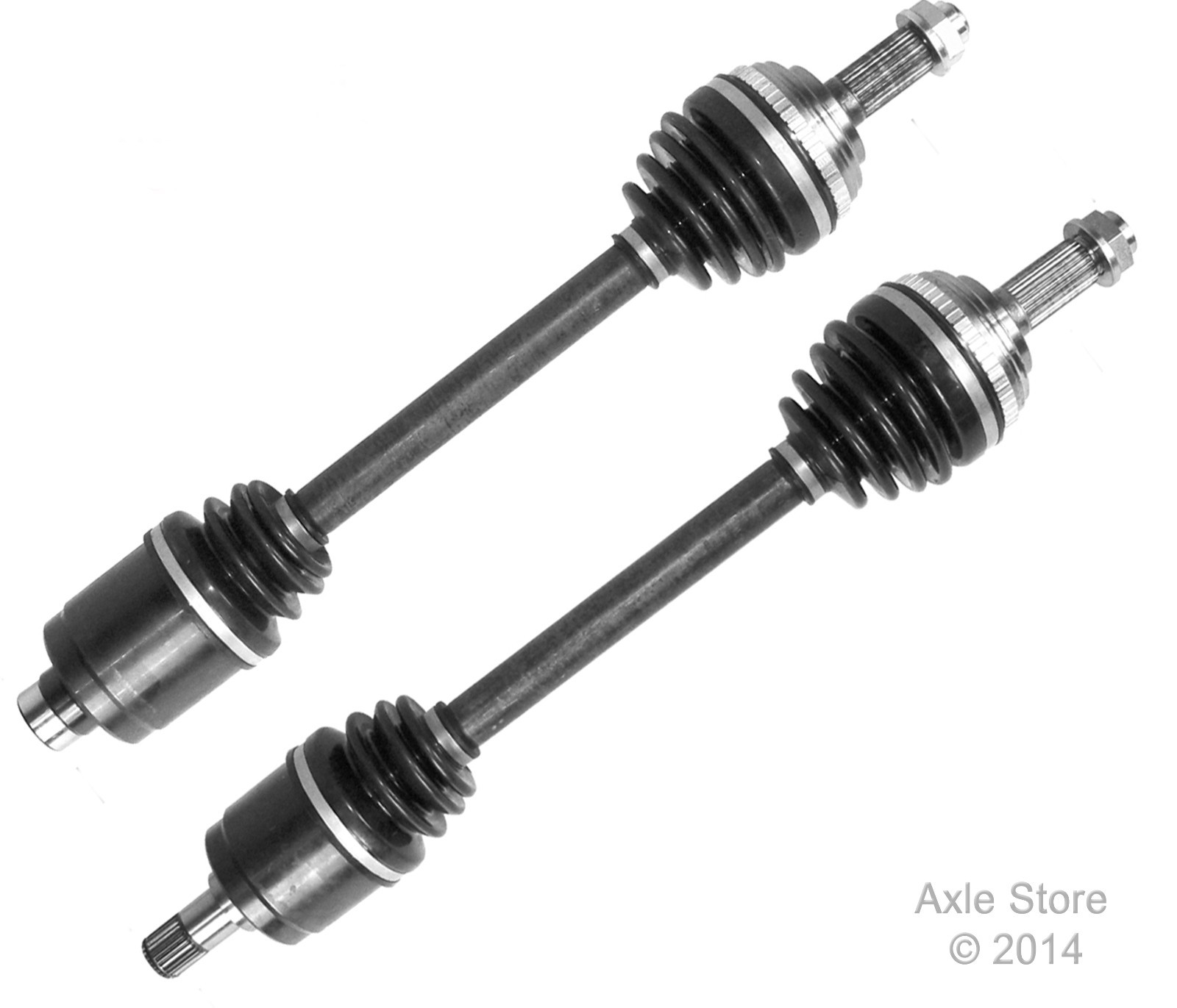 2 New DTA Front CV Axles Left Right Fit Honda Prelude Base Model Only