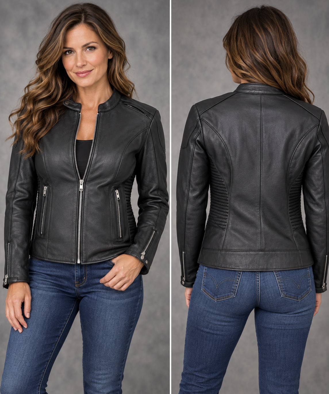 First Manufacturing Cyclone Women\'s Motorcycle Jacket   Size Large