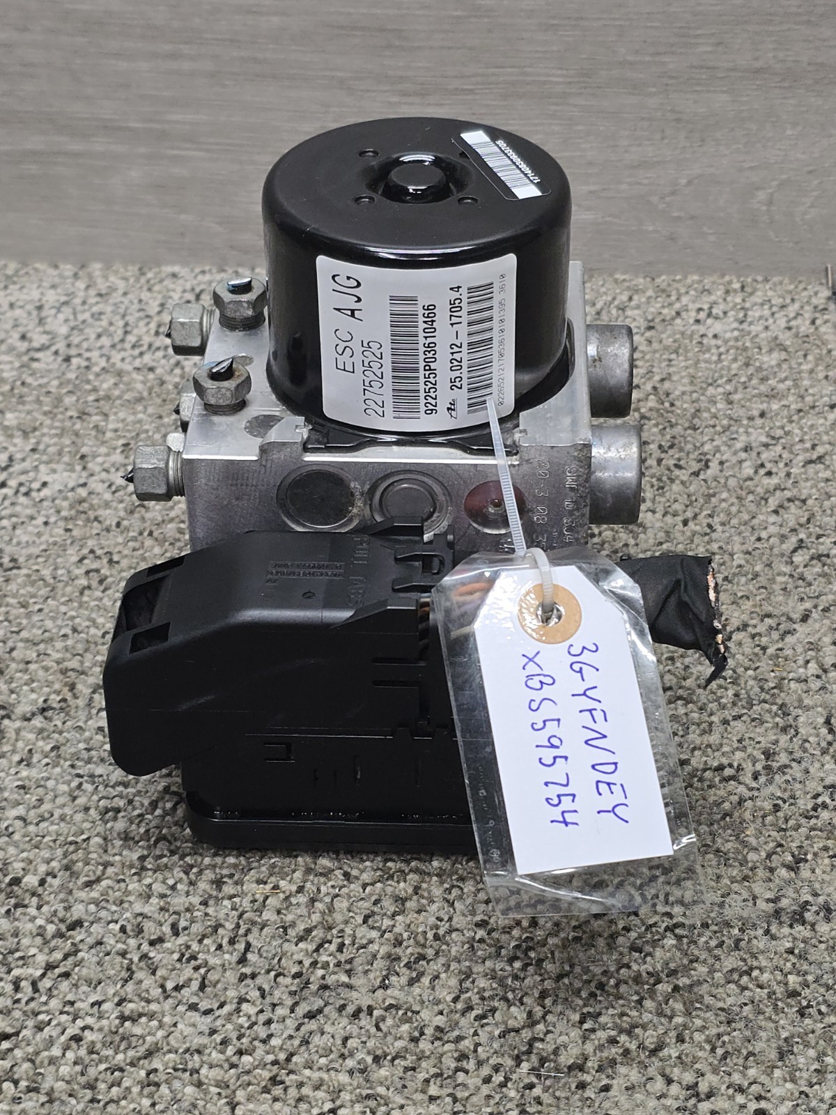 VIN PROVIDED 11-16 Cadillac SRX ABS Anti-Lock Brake Pump Module 22752525 OEM 12 VIN PROVIDED 11-16 Cadillac SRX ABS Anti-Lock Brake Pump Module 22752525 OEM 12