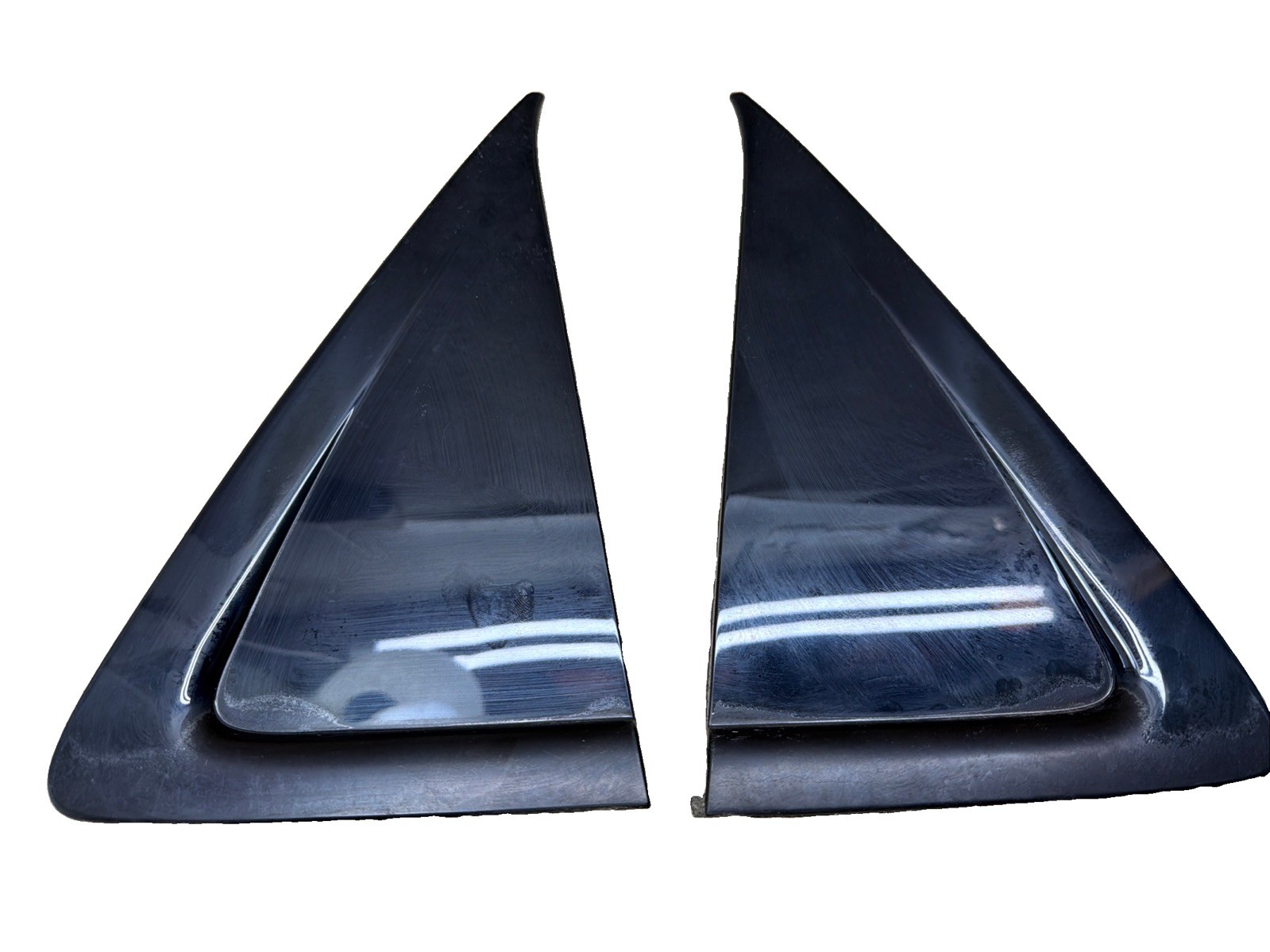  Pair L R Rear Door Trim Triangles Corner Molding 2002-2007 BUICK RENDEZVOUS