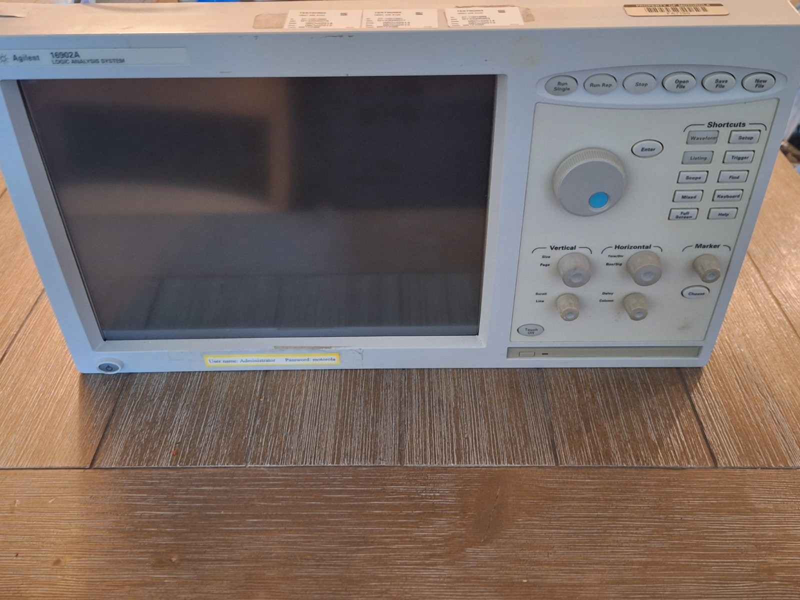 Original LCD Screen front Panel Agilent Keysight 16902A 16903A Logic Analyzer